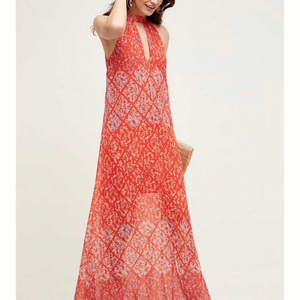 ERIN Erin Fetherston Maxi dress in CHERRY
